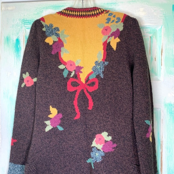 🌵Sparrow Anthropologie “Yellow Brick Road” Cardigan🌵 - Picture 8 of 11